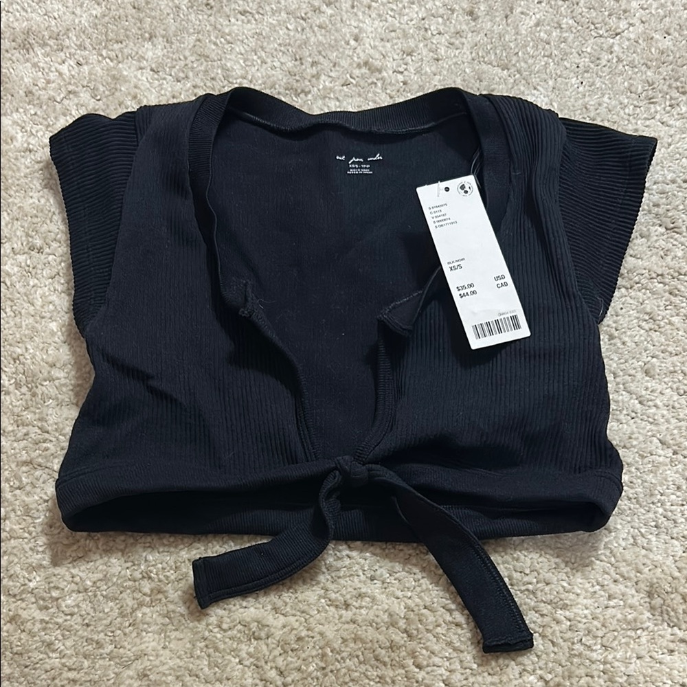 Out from Under Go for Gold Tie-Front Top